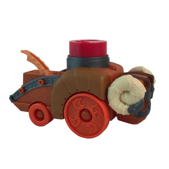 Fisher Price Imaginext Castle Battering Ram Vehicle Knight Figure Shooting Discs - Picture 3 of 10